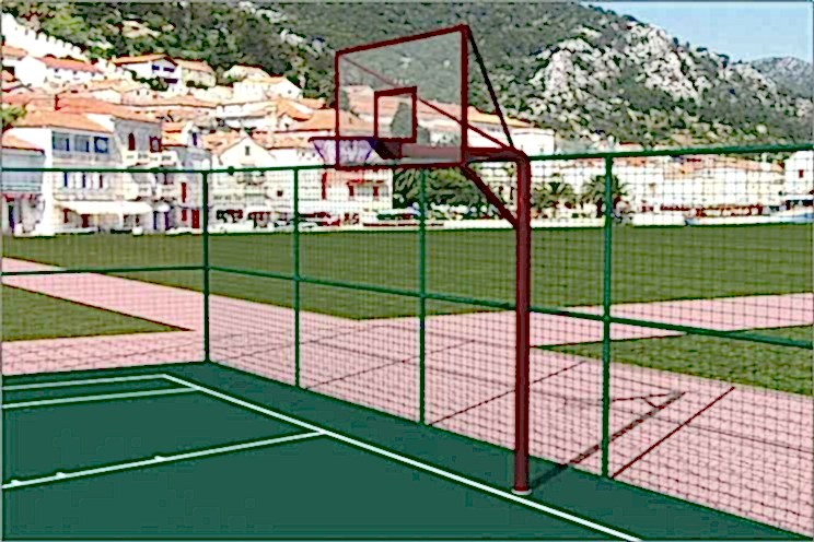 Basketbol Potası Tek Direk  10-15-20 mm cam panya 