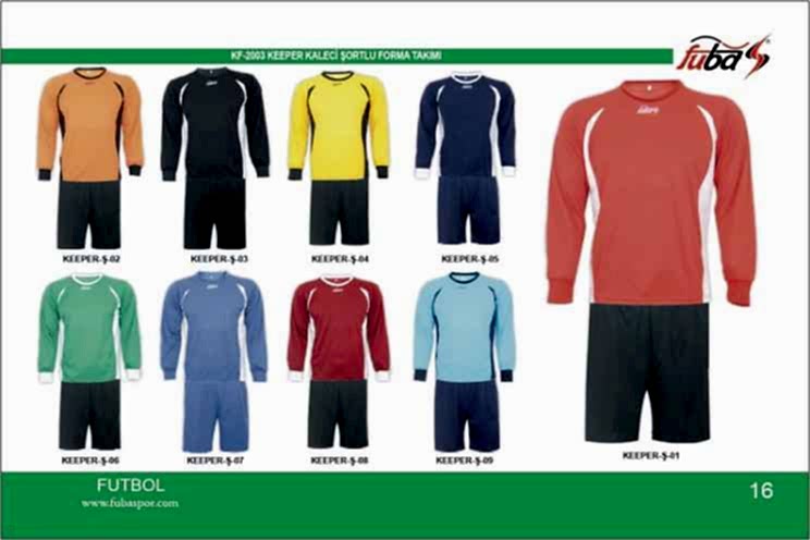 KEEPER MODEL KALECİ ŞORTLU FORMA TAKIMI