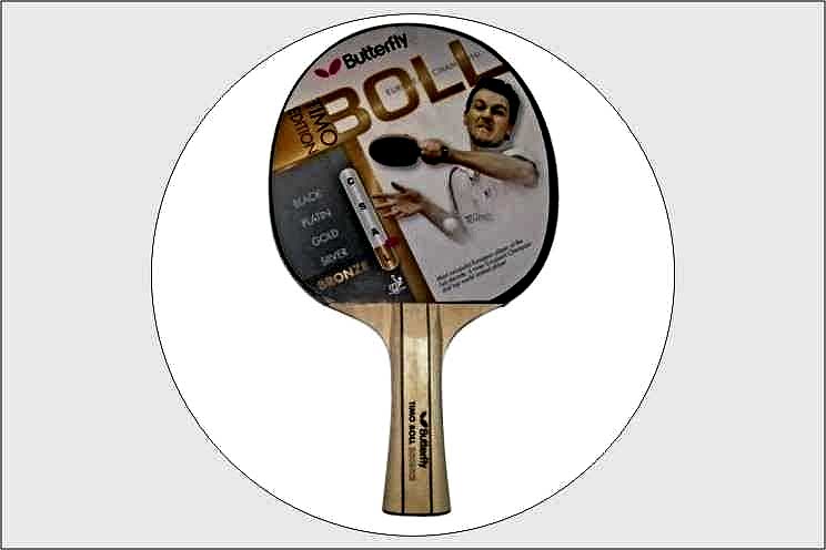 Butterfly Tımo Boll Bronz Masa Tenisi Raketi Ittf Onaylı