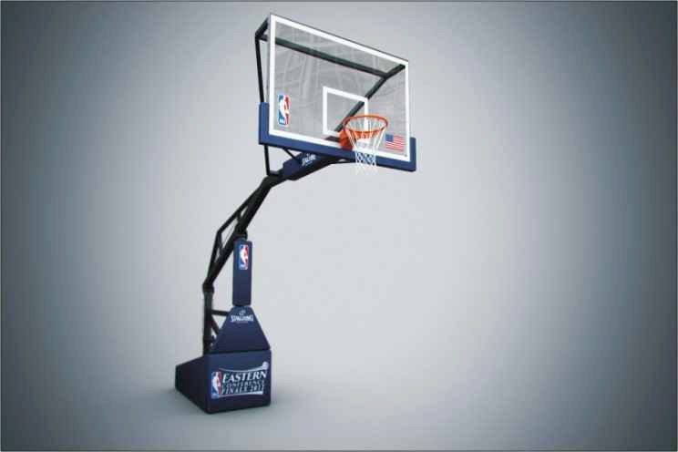 Basketbol Potası Profesyonel NBA Tip 325 cm portatif katlanır