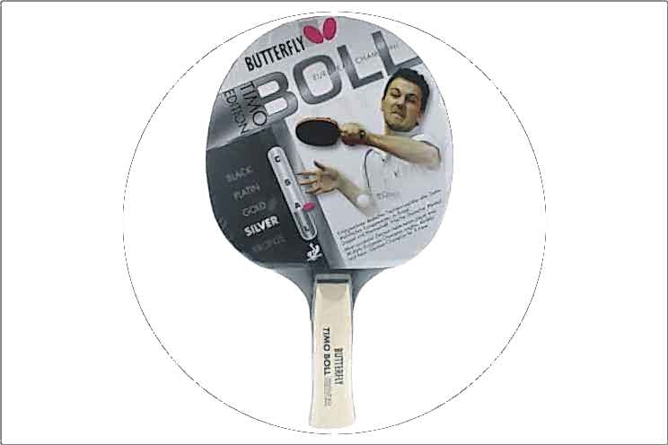 Butterfly Tımo Boll Silver Masa Tenisi Raketi Ittf Onaylı