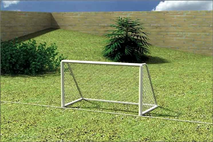 Futbol Kalesi Metal Minyatür 100X160