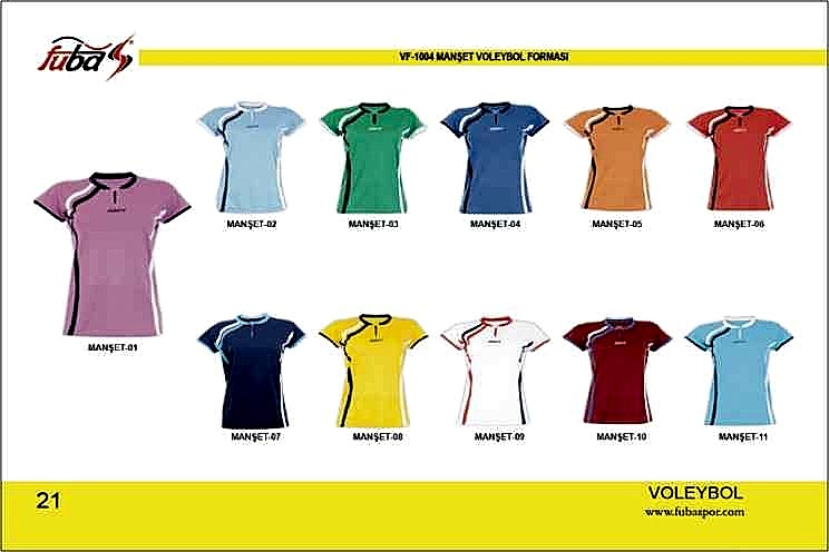 MANŞET MODEL BAYAN VOLEYBOL FORMASI